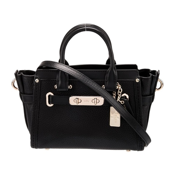 Coach Handbags - Coach Swagger 20 Mini Pebbled Leather Crossbody
